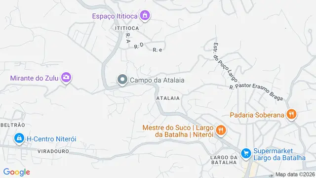 Mapa do bairro Atalaia, Niterói - RJ