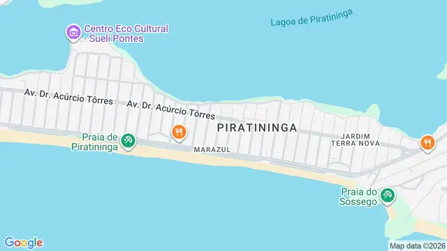 Mapa do bairro Marazul, Niterói - RJ